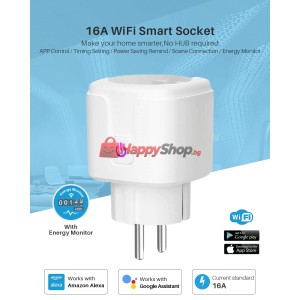 Смарт WiFi контакт 16А Smart Life